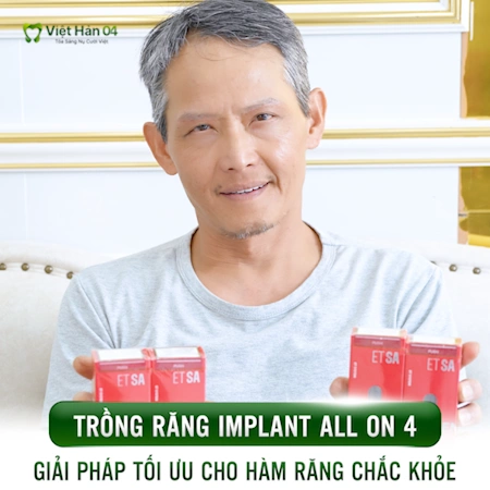 Chú Quang Vinh - Việt Kiều New Zealand tin chọn Implant All On 4 khôi phục răng mất