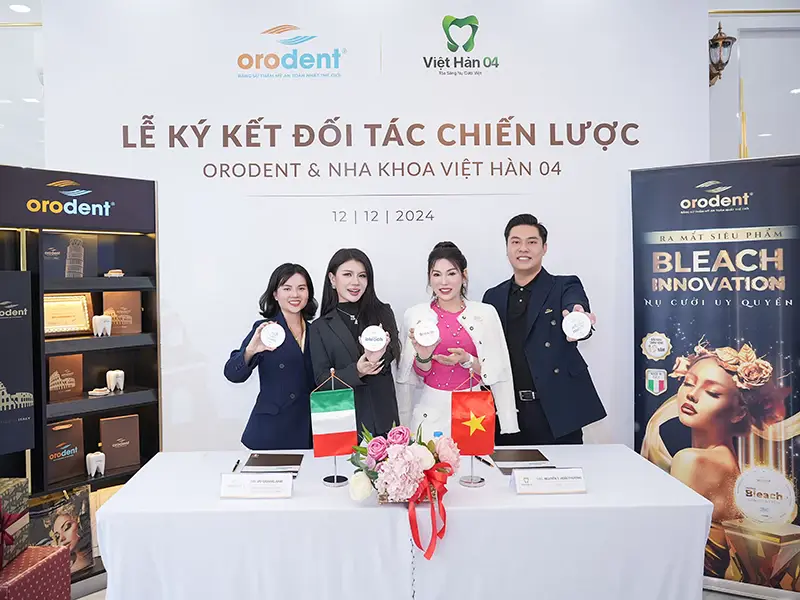 Lễ ký kết đối tác chiến lược Orodent % Nha Khoa Việt Hàn 04