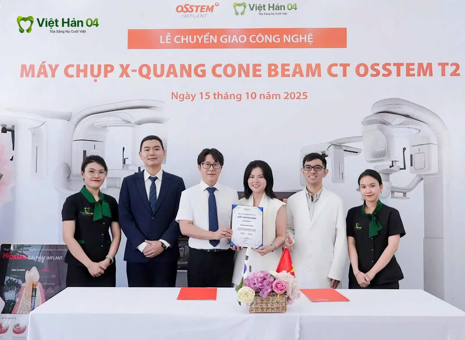 Lễ chuyển giao công nghệ máy chụp x-quang cone beam ct osstem