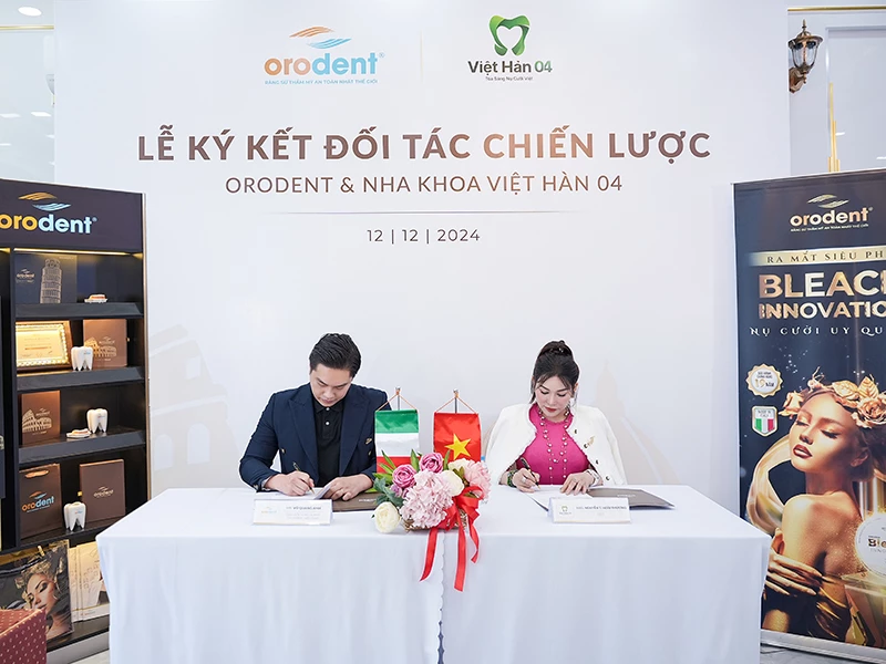 Lễ ký kết đối tác chiến lược Orodent và Nha khoa Việt Hàn 04