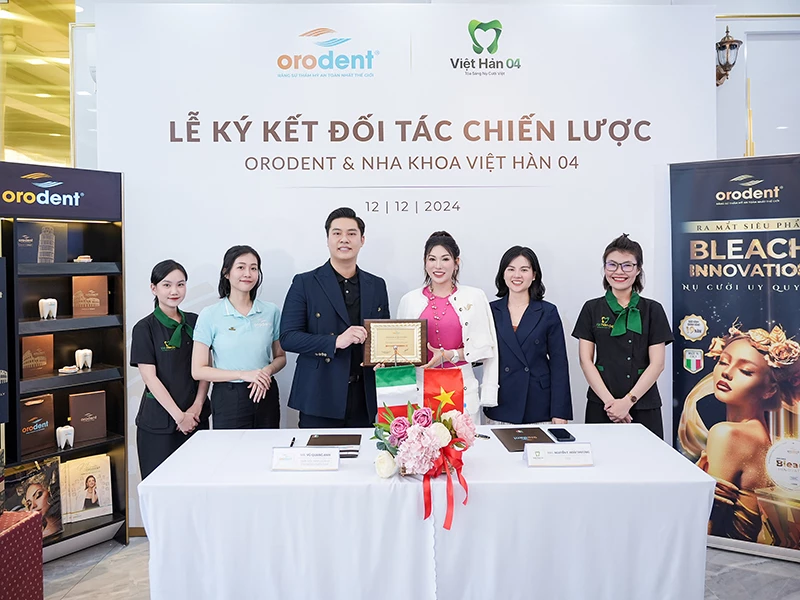 Lễ ký kết đối tác chiến lược Orodent và Nha khoa Việt Hàn 04