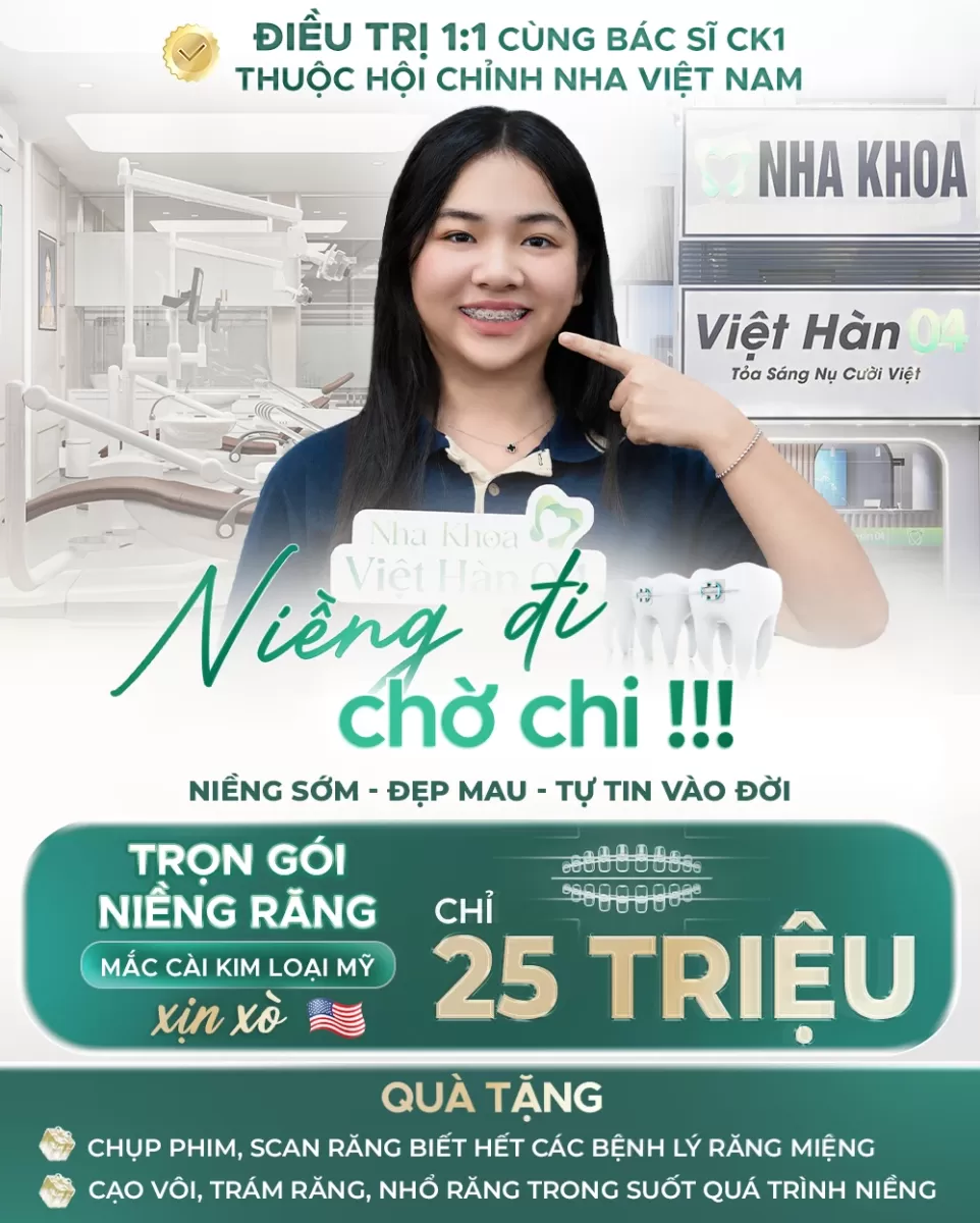Niềng răng đi chờ chi