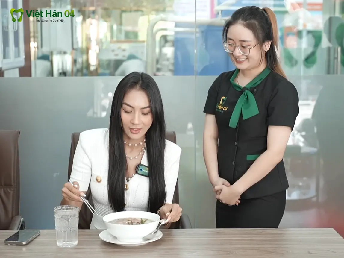 Chế độ ăn uống VIP đầy đủ dinh dưỡng