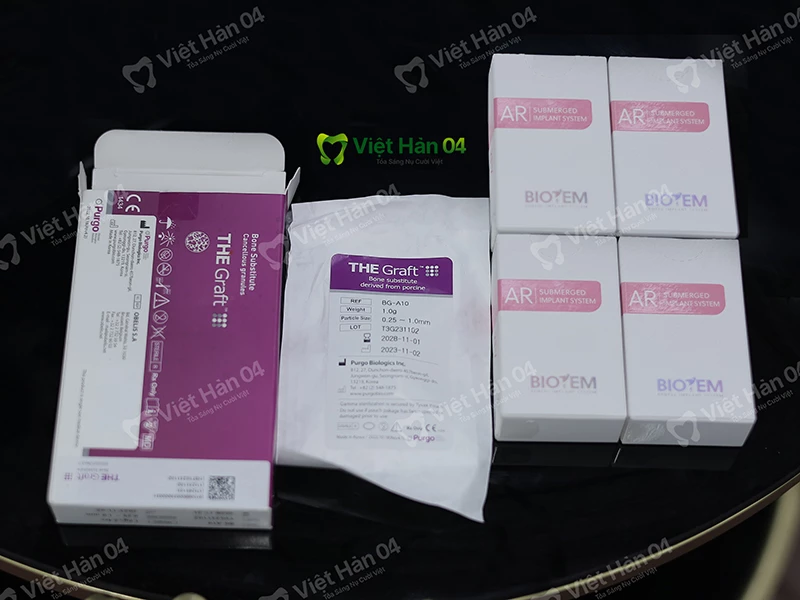 Hình ảnh trụ Implant Biotem Hàn Quốc tại nha khoa Việt Hàn 04